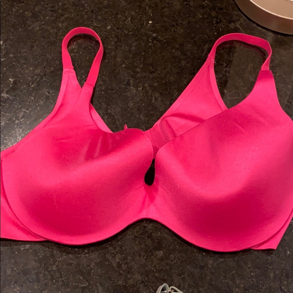Hot pink Victoria secret lined Demi bra